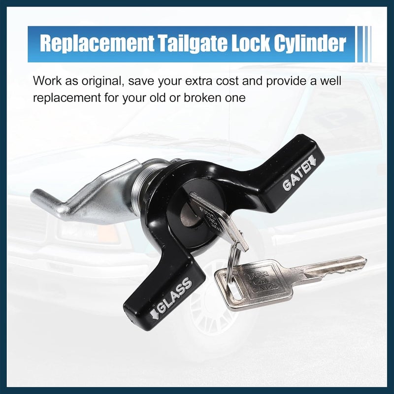 TUCKBOLD Rear Trunk Tailgate Lock Cylinder with Key for Chevrolet Blazer S10 1983-1994 for GMC Jimmy S15 83-91 for Oldsmobile Bravada Rear Trunk Liftgate Door Lock Set Automotive Parts - Image 5